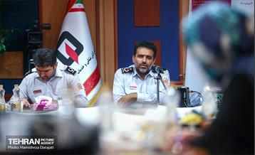 نشست خبری مدیر عامل سازمان آتش نشانی  15