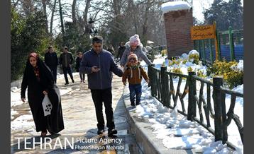 فصل زمستان در بوستان ملت 16