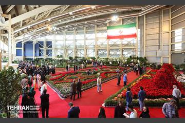 آیین افتتاح نوزدهمین نمایشگاه بین‌المللی گل و گیاه 9