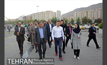 بازدید شهردار بلگراد از دریاچه خلیج فارس و آبشار تهران 1