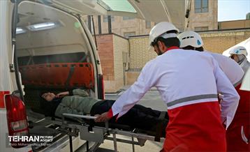 تمرین زلزله و ایمنی در منطقه ۲۲ 11