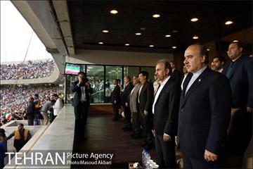حضور شهردار تهران در استادیوم ازادی 1