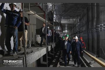 بازدید از دو ایستگاه مهم مترو 1
