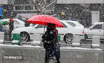 بارش نخستین برف زمستانی در تهران 3