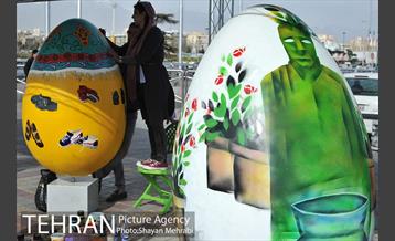 جشنواره تخم مرغ رنگی در میدان آزادی 4