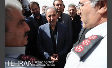 حضور شهردار تهران در مراسم عزاداری تاسوعای حسینی، بازار تهران 17