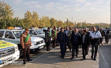 رزمایش زمستانه مشترک شهرداری تهران و پلیس راهور 9