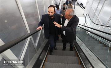 بازدید مدیرکل حوزه شهردار تهران از پروژه پل‌های مکانیزه عابرپیاده 36