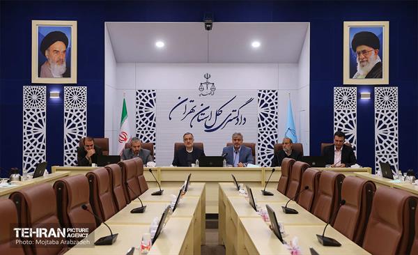 نشست مشترک رئیس کل و معاونین دادگستری استان تهران با شهردار  1