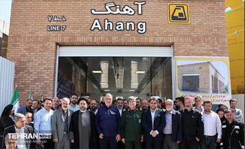 آیین تست گرم مسیر پایانی خط ۷ مترو تهران و بهره‌برداری از ورودی دوم ایستگاه آهنگ 5