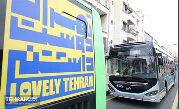 بهره‌برداری از اتوبوس های برقی شهر تهران 53