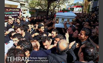 تشییع پیکر آتشنشان شهید مهدی حاجی پور 16