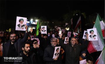 عزاداری هفتمین روز شهادت رهبر انقلاب در میدان بریانک 24