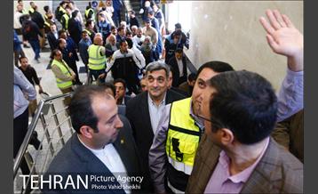 تست گرم خط ۶ متروی تهران 14