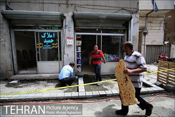 سنگ فرش شدن محله امام زاده یحیی 9