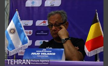 نشست خبری هفته دوم لیگ جهانی در تهران