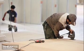 آماده‌سازی نمایشگاه کتاب تهران 9