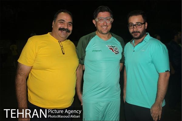 دیدار دوستانه تیم هنرمندان و تیم پردیس پایان کارتن خوابی 7