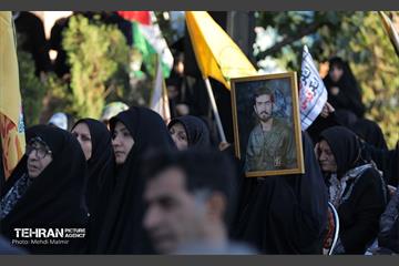 دومین سالگرد شهادت شهید آرمان علی وردی با شعار «آرمان روح‌الله آغاز نصرالله» 11
