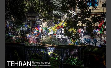 سیاهه فروشان بازارتهران در آستانه محرم  16