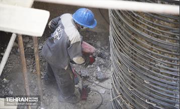 پروژه مقاوم‌سازی پل تقاطع بزرگراه همت و رودخانه کن 14