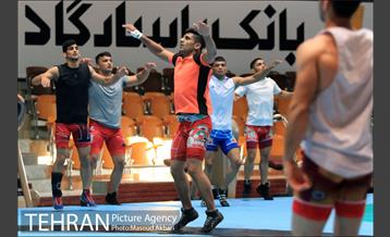 برگزاری تمرینات تیم ملی کشتی فرنگی 4