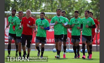 تمرین تیم ملی فوتبال 2