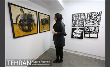 نمایشگاه گروهی نقاشان معاصر ایران در گالری ثالث‎ 4