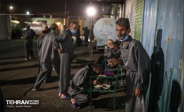 بازدید رئیس سازمان مدیریت بحران شهرداری تهران از گرمخانه خاوران 46