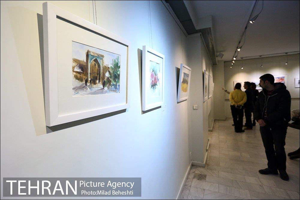 نمایشگاه گروهی نقاشی آبرنگ با عنوان ترنم خیال در گالری نهاوند‎ 4