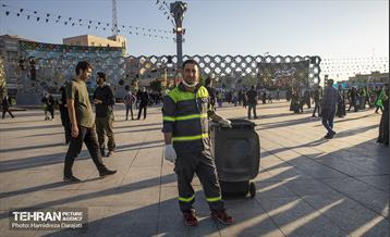 خدمت رسانی شهرداری تهران در راهپیمایی جا مانده های حسینی  1