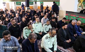 بدرقه پیکر مطهر شهید گمنام دوران دفاع مقدس در اداره‌کل سرمایه‌انسانی 9