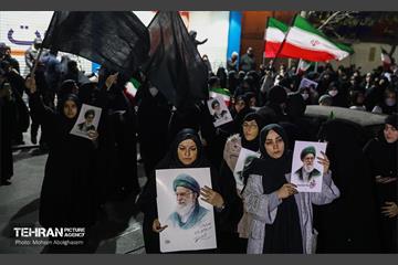 عزاداری هفتمین روز شهادت رهبر انقلاب در میدان بریانک 20