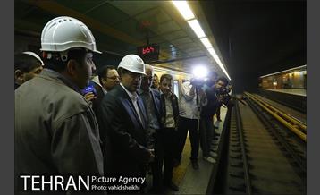 بازدید سرپرست شهرداری تهران از خط 6 مترو تهران 19