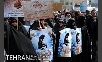 راهپیمایی ضدآمریکایی نمازگزاران جمعه تهران 25