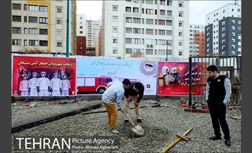 آیین کلنگ زنی و احداث ایستگاه آتش نشانی شهرک بوعلی 9