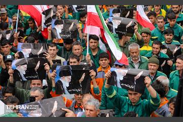 تشییع پیکر مطهر پاکبان شهید «حسن خیران»