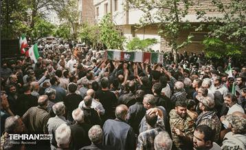 تشییع پیکر مطهر شهید محمد حسن زارعی در منطقه ۸ 8