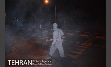 ضدعفونی معابر توسط سازمان آتش نشانی  10