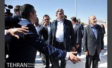 افتتاح دریاچه باغ هنر اراضی عباس آباد با حضور شهردار تهران 8