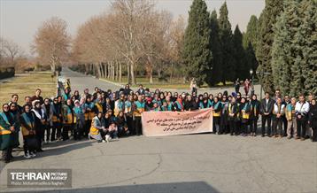 بازدید گروه های دوام مناطق از باغ گیاه شناسی ملی 1