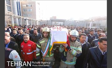 تشییع پیکر شهید آتش نشان سید احسان جامعی 5