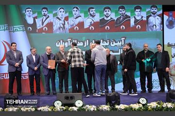 تجلیل از مدال‌آوران المپیک پاریس در شهردار تهران 13