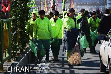 خدمات رسانی شهرداری تهران در راهپیمایی 22 بهمن 15