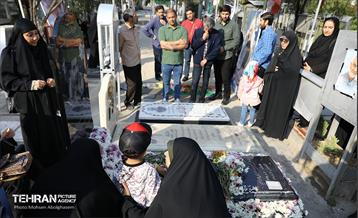 حال و هوای مزار شهید حسن طهرانی‌مقدم 9