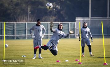 تمرین تیم ملی فوتبال زنان 25
