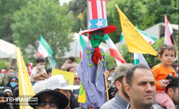 پردیس های فرهنگی شهرداری تهران در مسیر راهپیمایی روز قدس 1