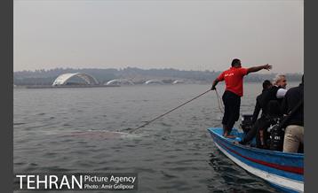 سقوط بالگرد در دریاچه شهدای خلیج فارس