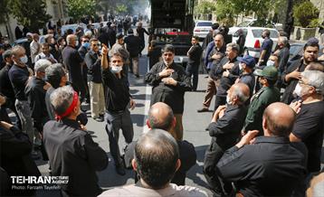 مراسم تشییع و خاکسپاری لاله های زهرایی در منطقه 5