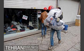 تخلیه واحد های تجاری مجاور پاساژ پلاسکو 1